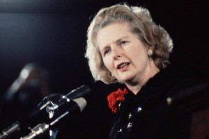 Mrs Thatcher...as she came to see herself